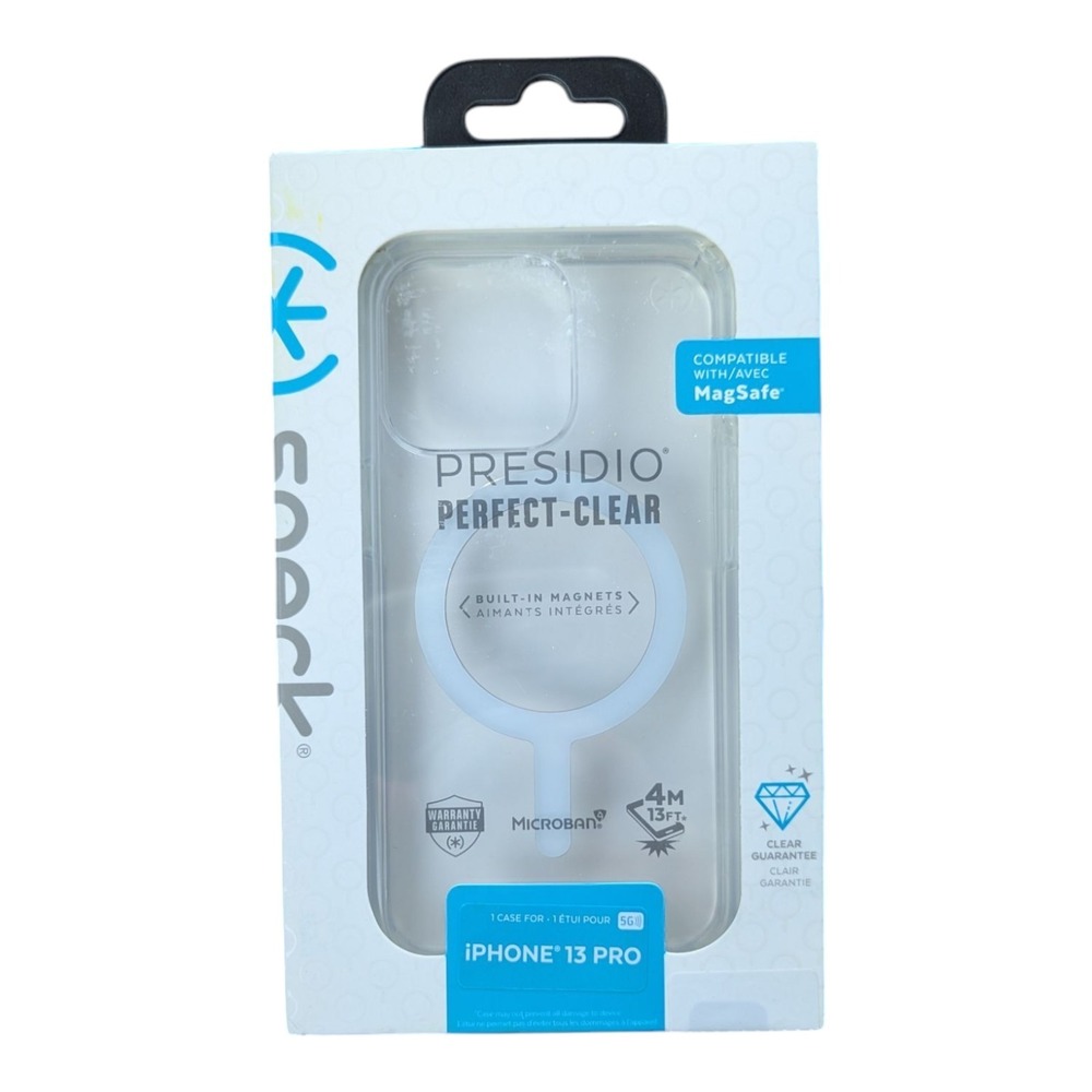 P7. Speck Presidio Perfect Clear Case for Apple iPhone 13 Pro